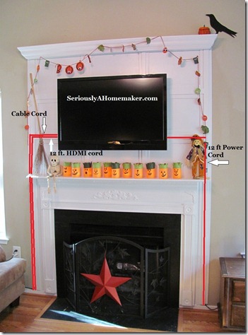 How to Hide TV Cords in Trim Work - Sawdust Girl®